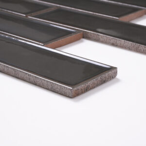 Century 2x6 Brick Black Porcelain Mosaic Tile - Image 5