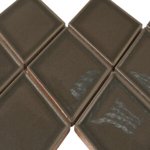 Century Harlequin Dark Gray Porcelain Mosaic Tile - Image 4