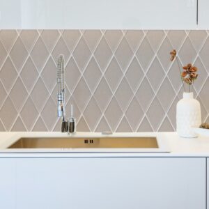 Century Harlequin Grey Porcelain Mosaic Tile - Image 2