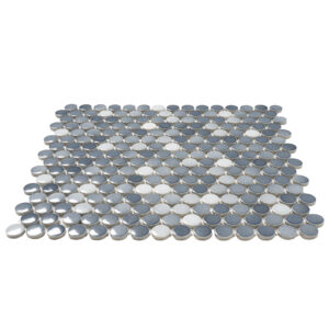 Cosmos Multi Color 0.75 inch Penny Round Mosaic Tile - Image 2