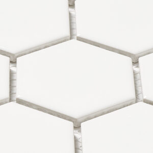 Rivonia 2x2 Honeycomb White Glossy Mosaic Tile - Image 5