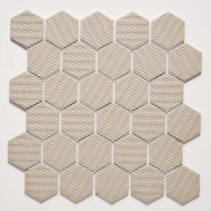 Rivonia 2x2 Honeycomb White Matt Mosaic Tile - Image 6