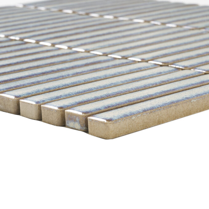 Villagio Stacked Brick Light Grey Porcelain Mosaic Tile - Image 6