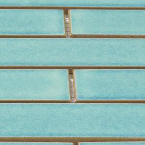 Summer Brick Green Porcelain Mosaic Tile - Image 4