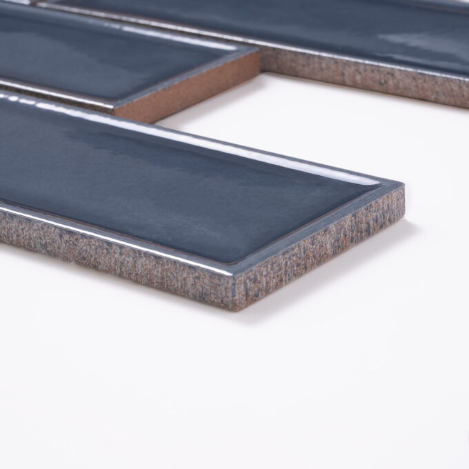 Century 2x6 Brick Blue Porcelain Mosaic Tile - Image 4