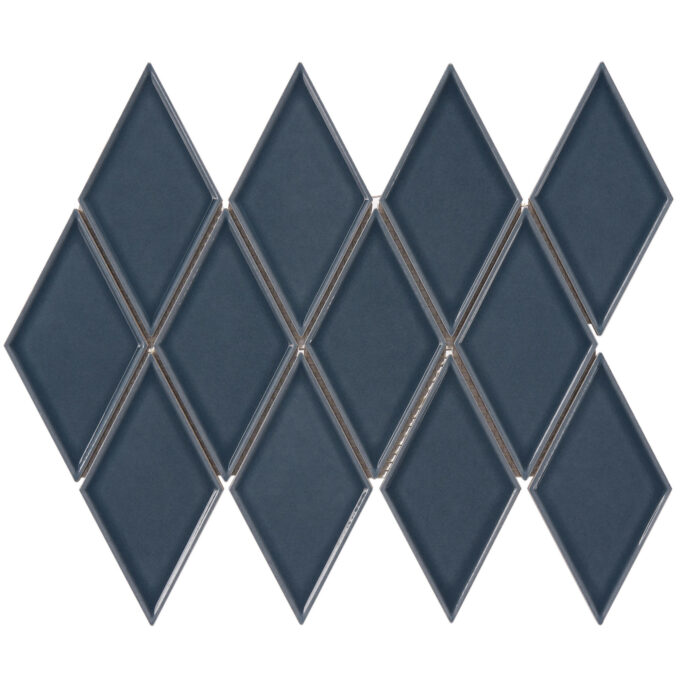 Century Harlequin Blue Porcelain Mosaic Tile