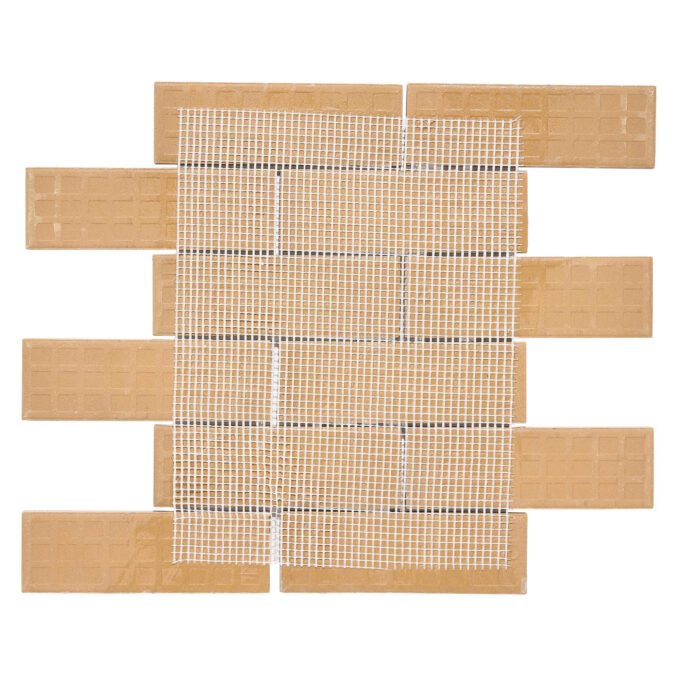 Forio 2" x 6" Brick Blue Glossy Porcelain Mosaic Tile - Image 7