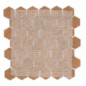 2'' x 2'' Hexagon Honeycomb White Glossy Mosaic Tile - Image 7