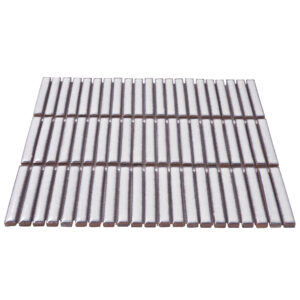 Villagio Stacked Brick Cream Porcelain Mosaic Tile - Image 3