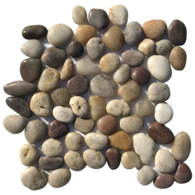 Rivera Natural Stone Pebble Mosaic Tile