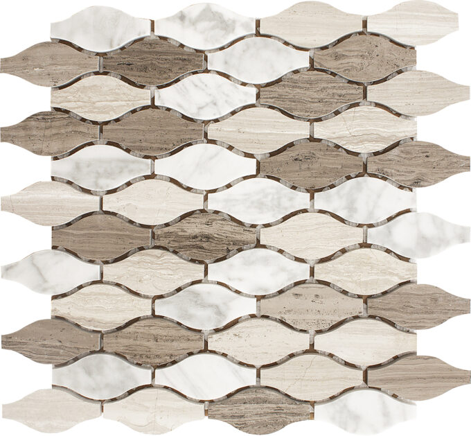 Nature Blend Polished Mosaic Tile
