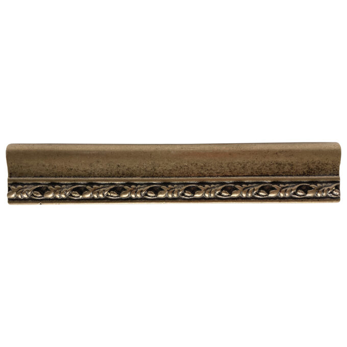 Dove 1.5" x 8" Matte Metallic Listello Wall Tile Trim - Bronze