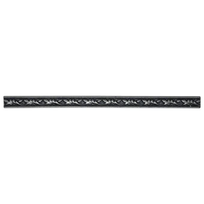 Dove 0.5'' x 8'' Matte Metallic Listello Wall Tile Trim - Antique Pewter
