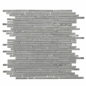 Vulcan Black Random Strips Honed Mosaic Tile - Image 6