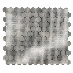 Vulcan Black 1 inch Hexagon Honed Mosaic Tile - Image 6