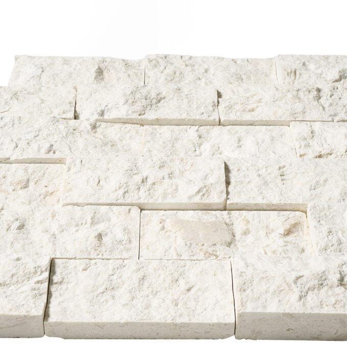 Fresca Limestone 2" x 4" Split Face Mosaic Tile - Image 5