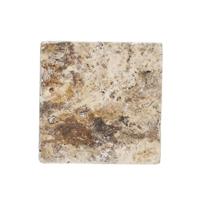 Liberty Travertine 6" x 6" Tumbled Tile - Image 2