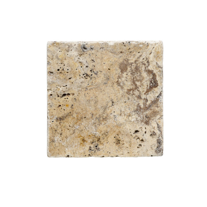 Liberty Travertine 6" x 6" Tumbled Tile - Image 3