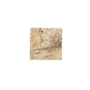Rustic Desert Travertine 4" x 4" Tumbled Tile