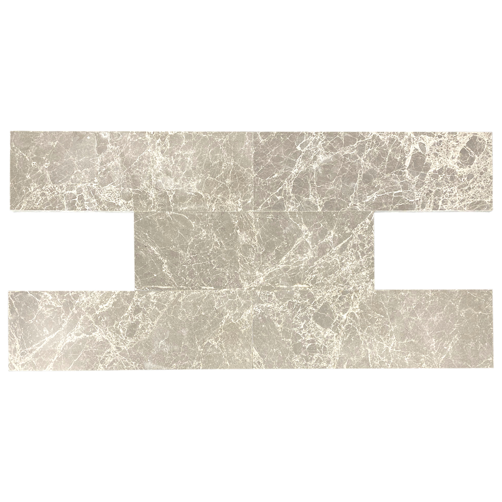 Argento Marble 3″ x 9″ Polished Tile