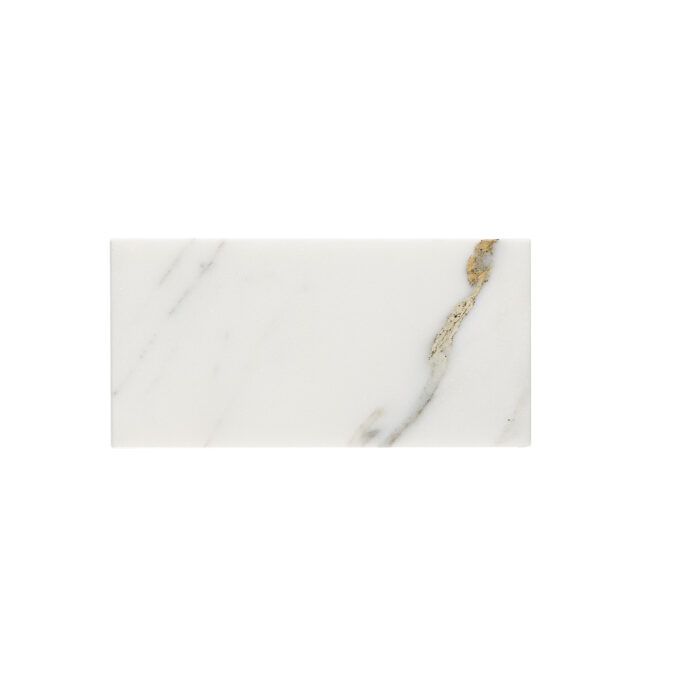 Calacatta Marble 3" x 6" Honed Tile - Image 2