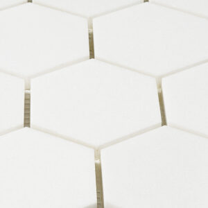 Thassos Marble 3" x 3" Honeycomb Polished Mosaic Tile - Image 5