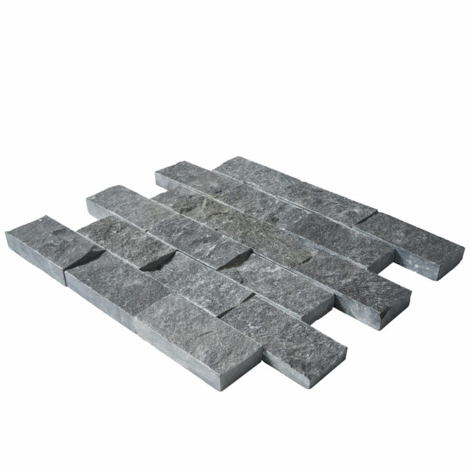Midnight Marble 2" x 4" Split Face Mosaic Tile - Image 4