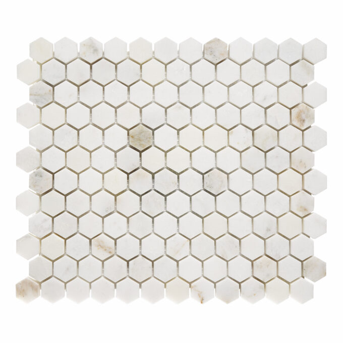 Royal Umbra Marble 1" x 1" Honeycomb Polished Mosaic Tile