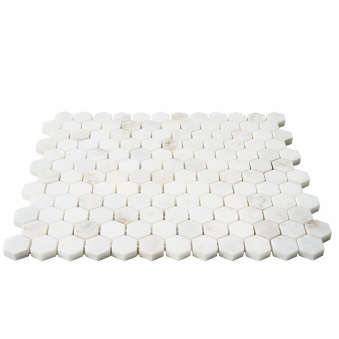 Royal Umbra Marble 1" x 1" Honeycomb Polished Mosaic Tile - Image 3