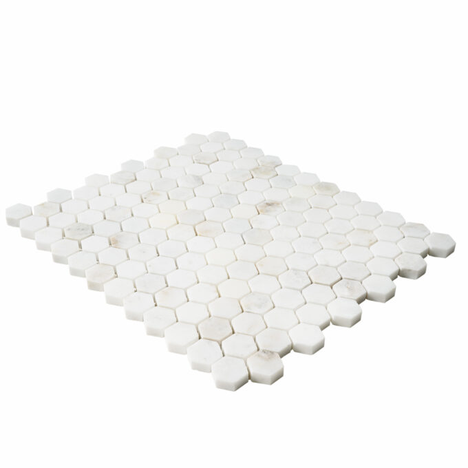 Royal Umbra Marble 1" x 1" Honeycomb Polished Mosaic Tile - Image 4