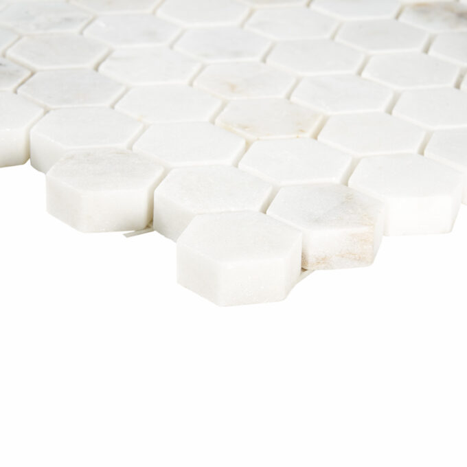 Royal Umbra Marble 1" x 1" Honeycomb Polished Mosaic Tile - Image 5