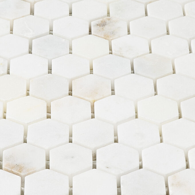Royal Umbra Marble 1" x 1" Honeycomb Polished Mosaic Tile - Image 2
