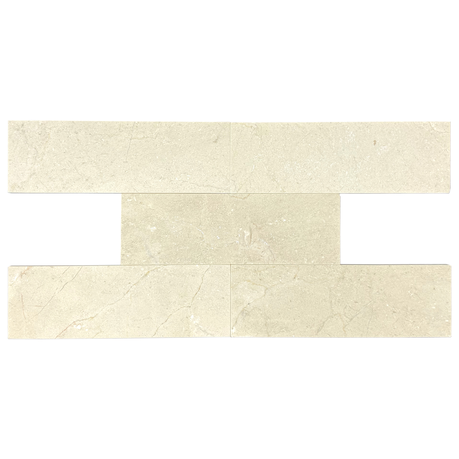 Marfil Beige Marble 3″ x 9″ Honed Tile