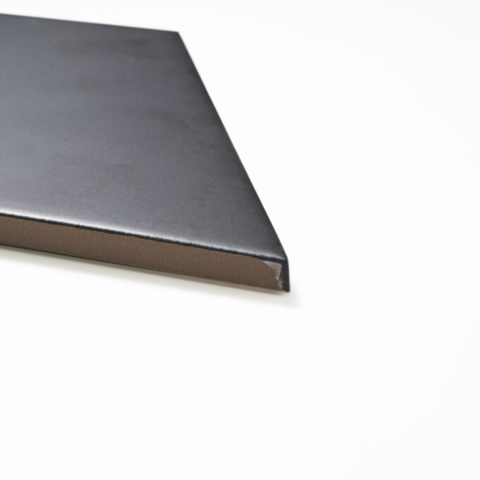 Flow 7.5" x 13" Harlequin Black Matte Porcelain Tile - Image 5