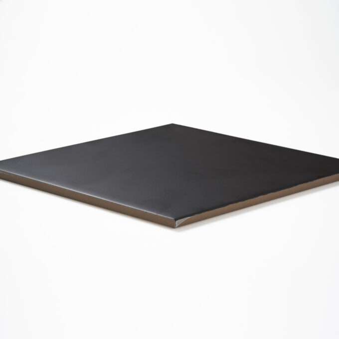 Flow 7.5" x 13" Harlequin Black Matte Porcelain Tile - Image 3