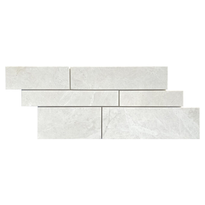 Creamy Marble 9" x 20" Plank Honed Mosaic Tile